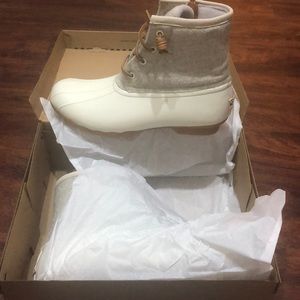 Sperry Saltwater Wool Linen boots